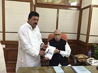 Yashwant Singh with L.K Advani